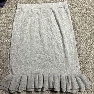 JCrew gray wool skirt Size 8